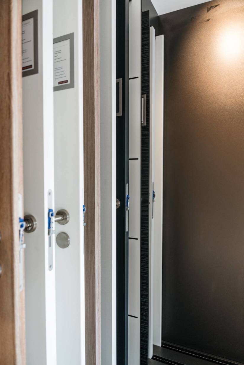 Photo de différentes portes